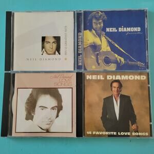 Neil Diamond CD Lot (4) | Greatest Hits, Love Songs, Albums | VG+ Bundle